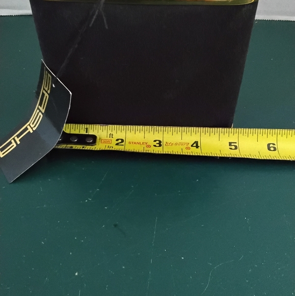 Sasha Black and Gold Women's Handbag - Picture 11 of 11